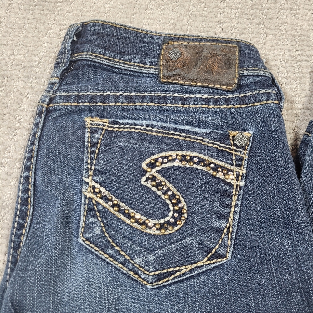 Silver Jeans Lola Womens 28x31 Boot Cut Medium Wash